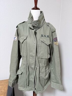 Polo Ralph Lauren Women’s Sz XS Army Green/olive Utility Army Jacket NWOT